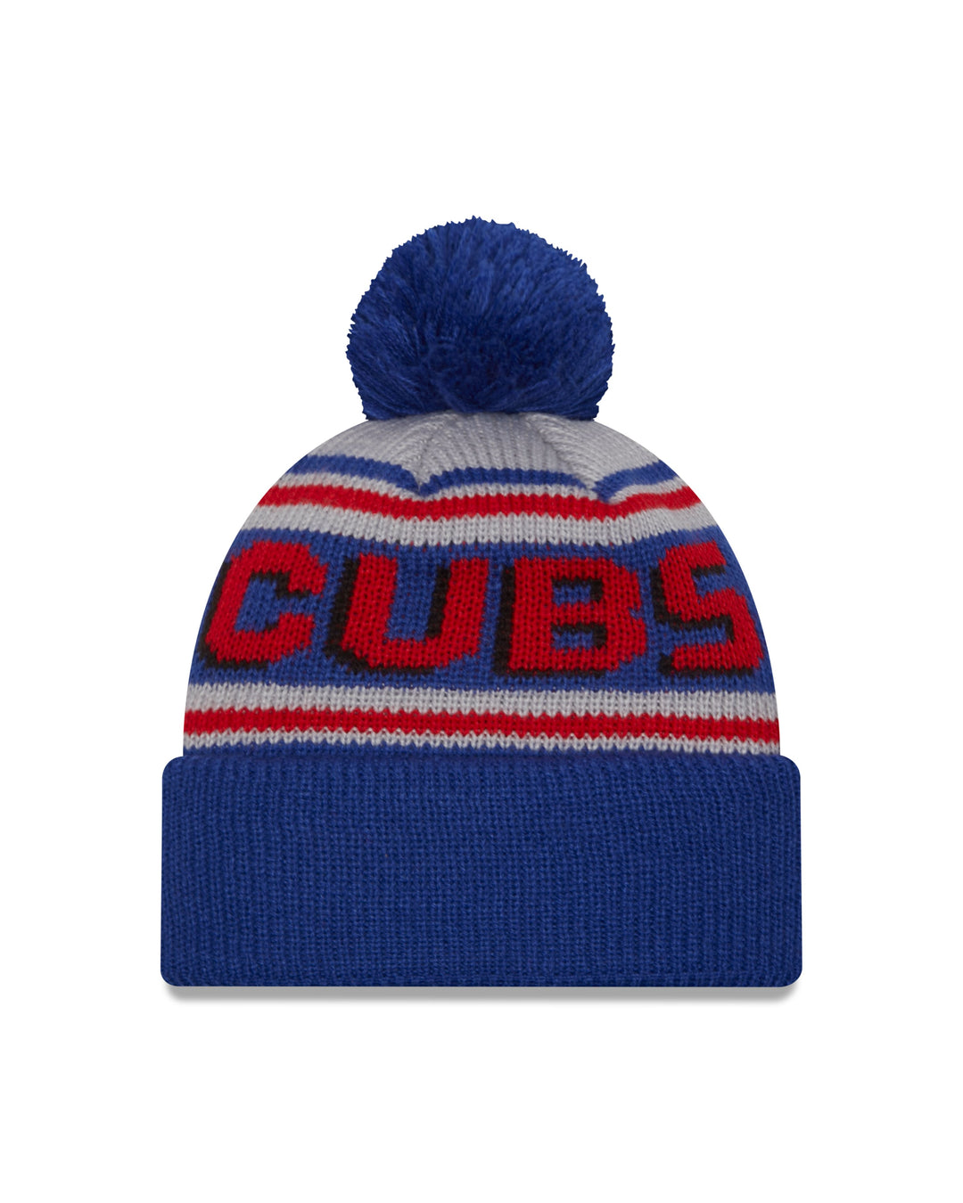 CHICAGO CUBS NEW ERA YOUTH WALKING BEAR KNIT POM HAT