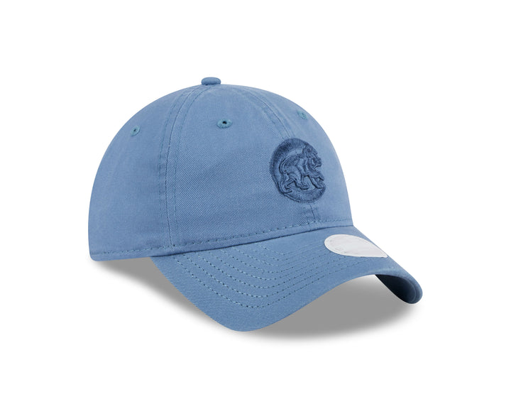 CHICAGO CUBS NEW ERA WOMEN'S WALKING BEAR WASHED BLUE ADJUSTABLE CAP