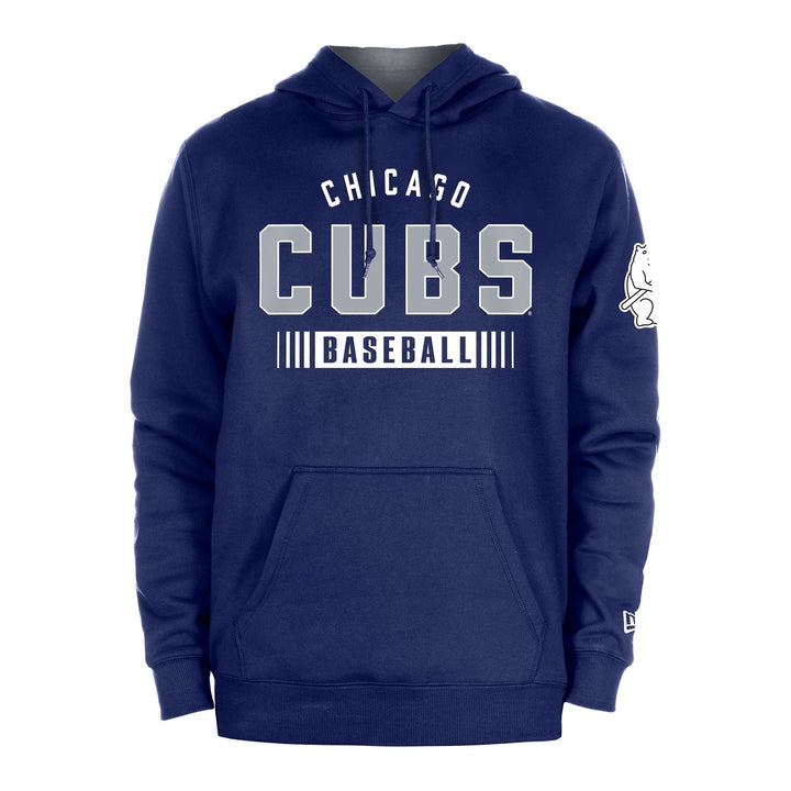 SWA CUB 1914 FLEECE WORDMARK HOOD NAVY