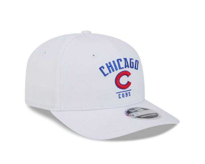 Chicago Cubs New Era C Logo 970 White Snapback Cap