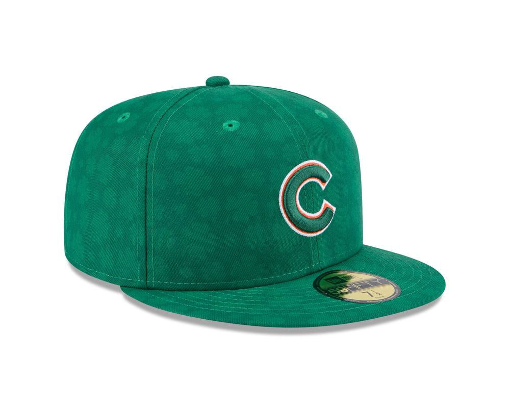 Chicago Cubs St. Patrick's Day Green 59FIFTY Fitted Cap by New Era Caps NEW ERA CAP COMPANY
