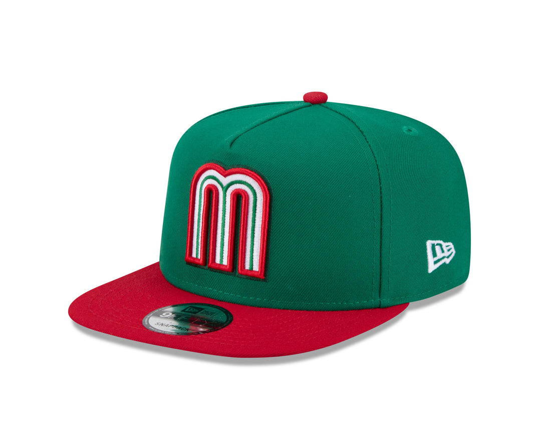 Mexico Baseball World Baseball Classic 9Fifty A-Frame Snapback Cap by New Era Caps NEW ERA CAP COMPANY