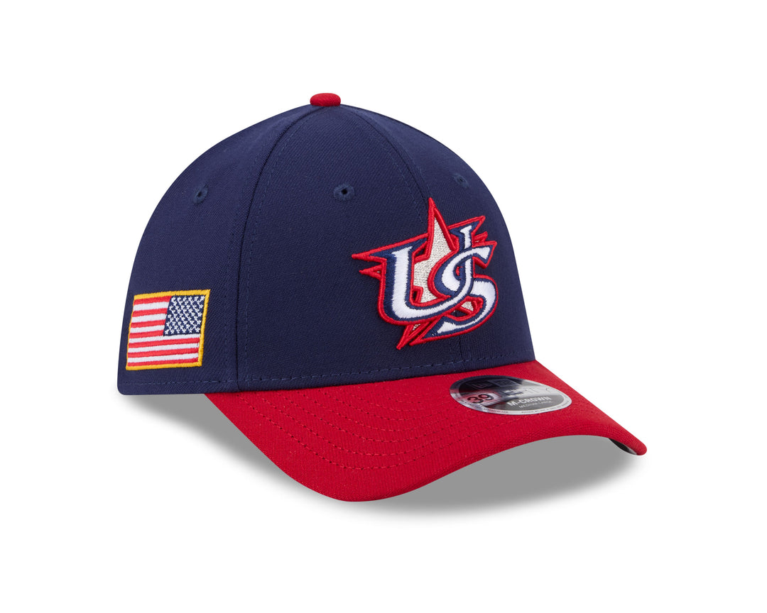 USA Baseball World Baseball Classic 3930 Stretch Fit Cap by New Era Caps NEW ERA CAP COMPANY