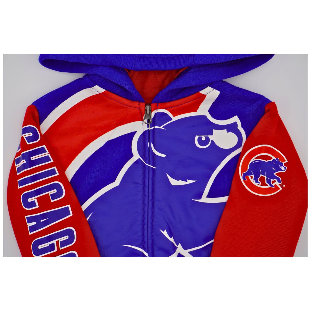 CHICAGO CUBS TODDLER TWO-TONE WALKING BEAR HOODIE