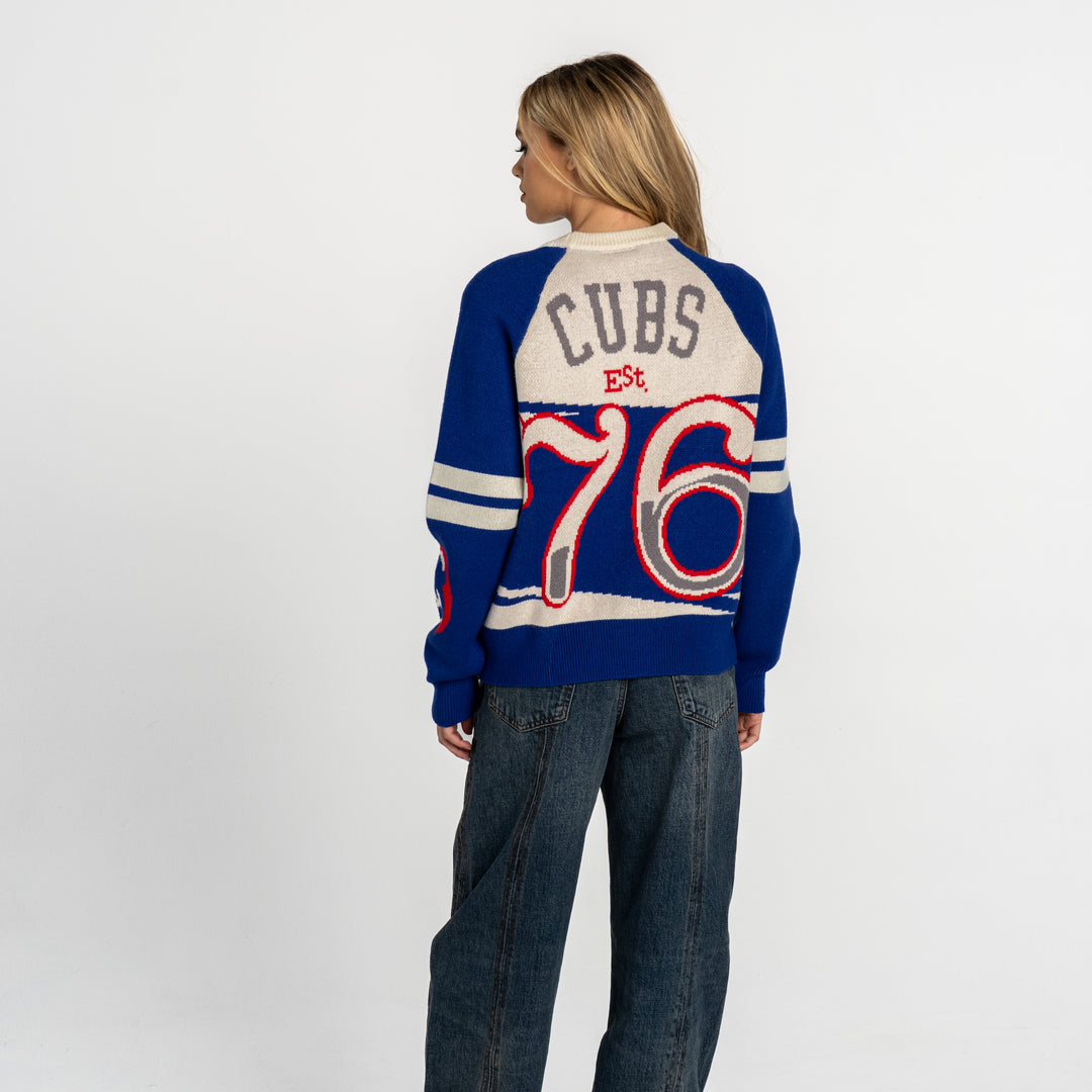 Chicago Cubs 1984 Logo Women&