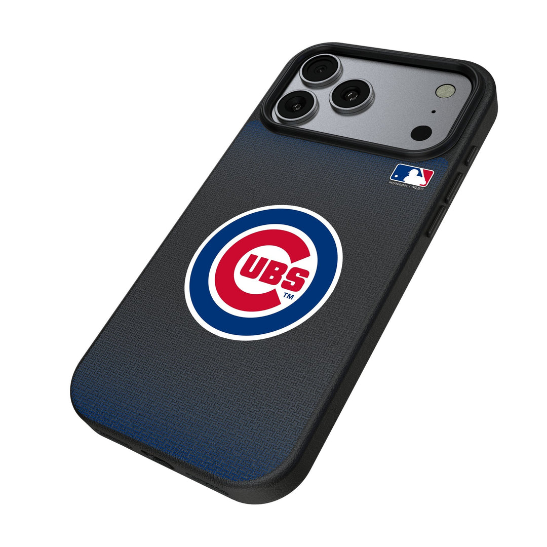 Chicago Cubs Linen MagSafe Compatible Phone Case for Apple iPhone 17 Series Phone Cases Keyscaper