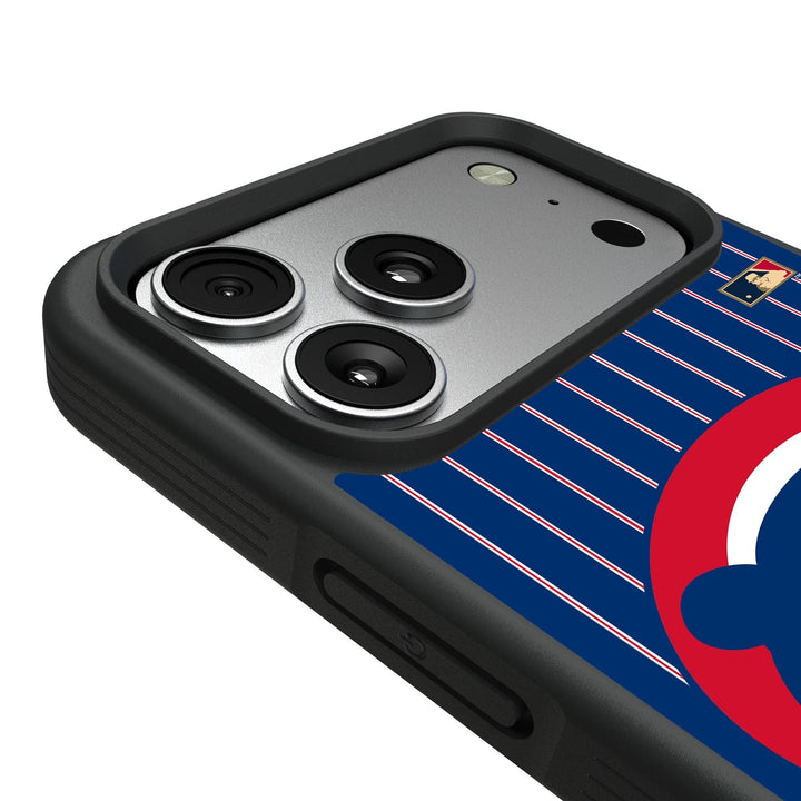 Chicago Cubs Home 1979-1993 - Cooperstown Collection Pinstripe Bump Phone Case for Apple iPhone 17 Series Phone Cases Keyscaper