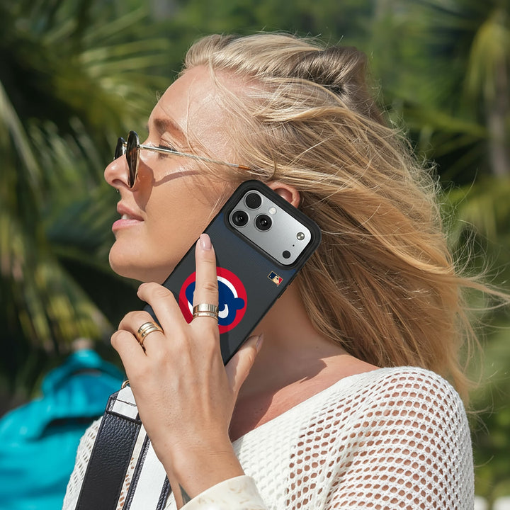 Chicago Cubs Home 1979-1993 - Cooperstown Collection Linen Bump Phone Case for Apple iPhone 17 Series Phone Cases Keyscaper