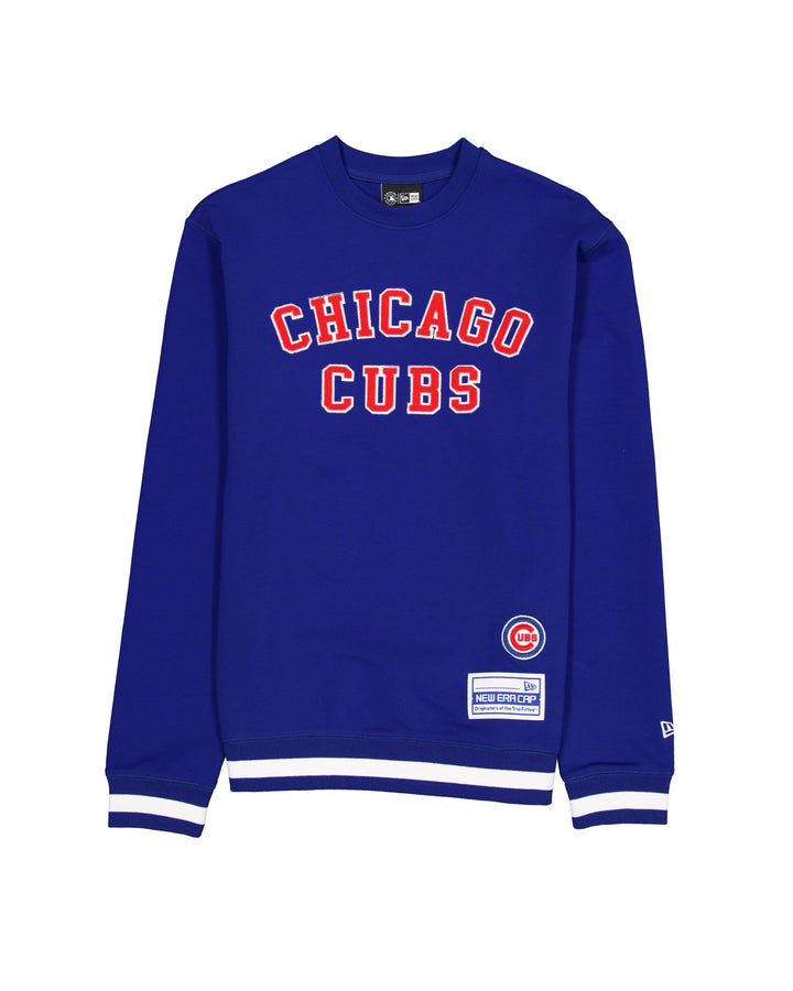 Chicago Cubs Logo Select Crewneck Royal by New Era Sweatshirts & Hoodies NEW ERA CAP COMPANY INC