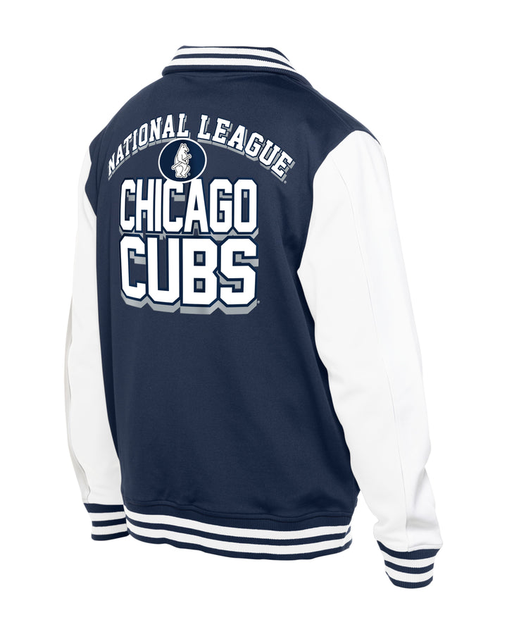 Chicago Cubs 1914 Logo Unisex Varsity Jacket by New Era Jackets & Outerwear NEW ERA CAP COMPANY INC