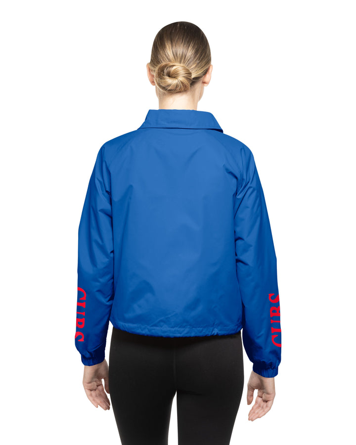 Chicago Cubs Logo Gameday Women's Button Up Royal Jacket by New Era Jackets & Outerwear New Era
