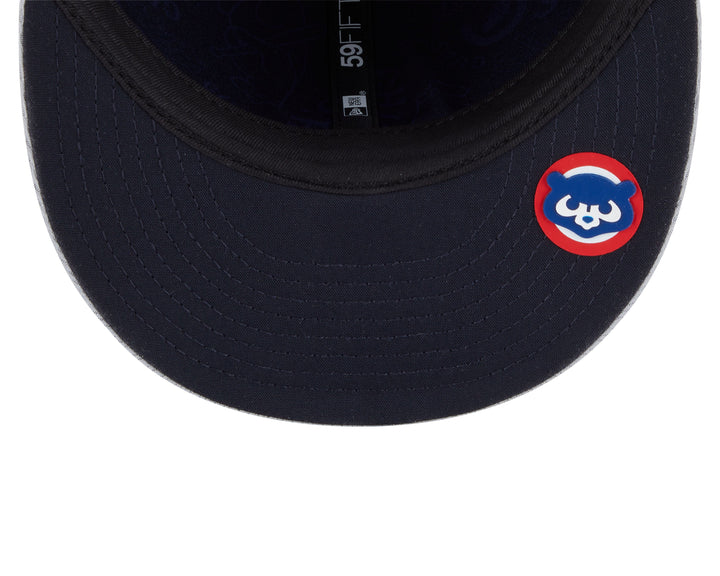 Chicago Cubs 1914 Clubhouse 25 Grey 59FIFTY Cap by New Era Caps New Era