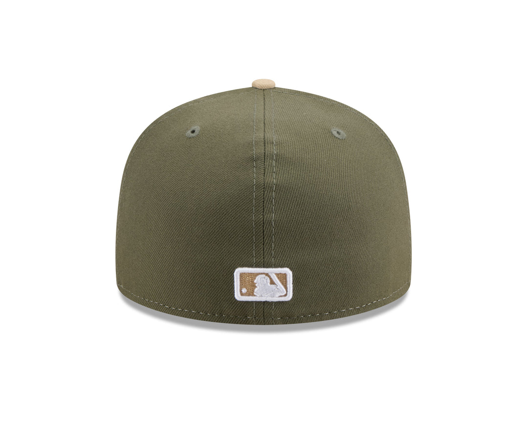 Chicago Cubs Windy City 2-Tone Color Pack 59FIFTY Olive Tan Cap by New Era Caps New Era