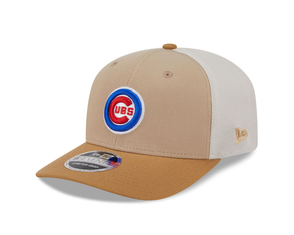 Chicago Cubs Logo Two Tone Trucker 9Seventy Cap by New Era Caps Ivy Shop