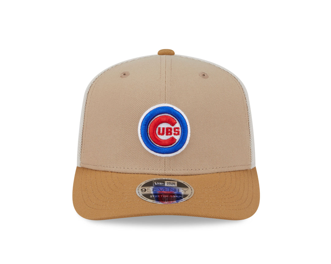 Chicago Cubs Logo Two Tone Trucker 9Seventy Cap by New Era Caps Ivy Shop