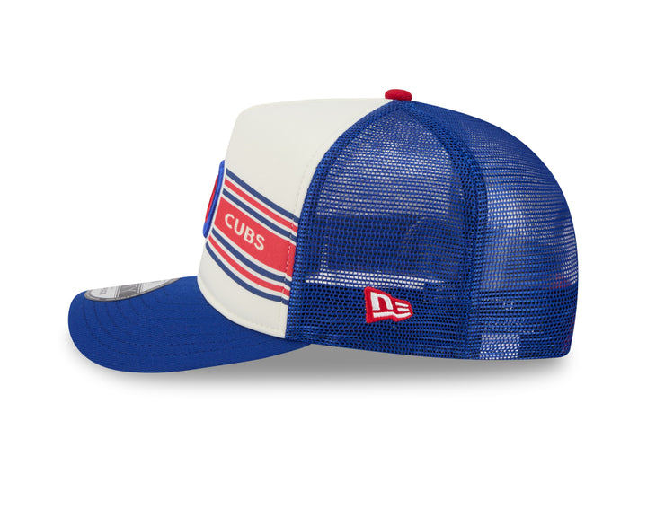 Chicago Cubs Logo Banner 950 Adjustable Cap White Blue by New Era Caps NEW ERA CAP COMPANY INC