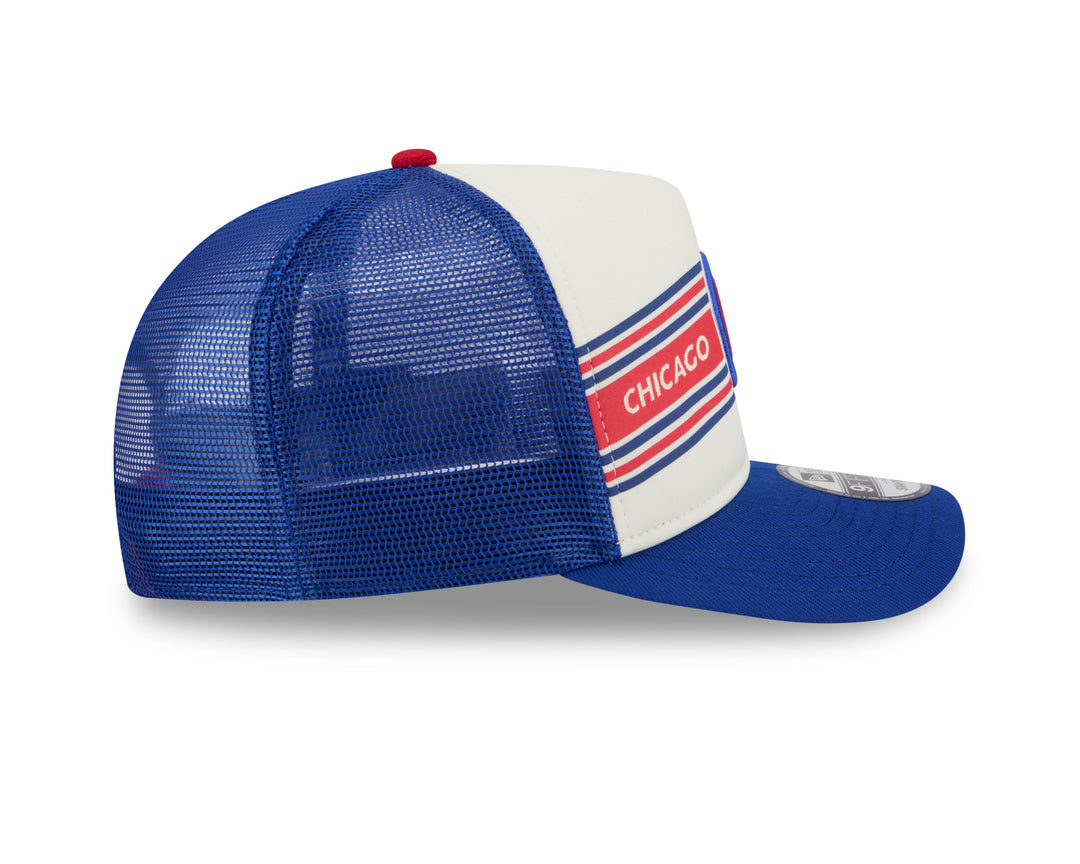 Chicago Cubs Logo Banner 950 Adjustable Cap White Blue by New Era Caps NEW ERA CAP COMPANY INC