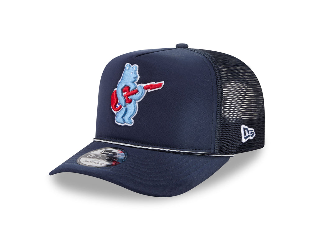 Chicago Cubs Blues Alternate Bear Worn Trucker 9FIFTY Snapback Cap Navy by New Era Caps New Era