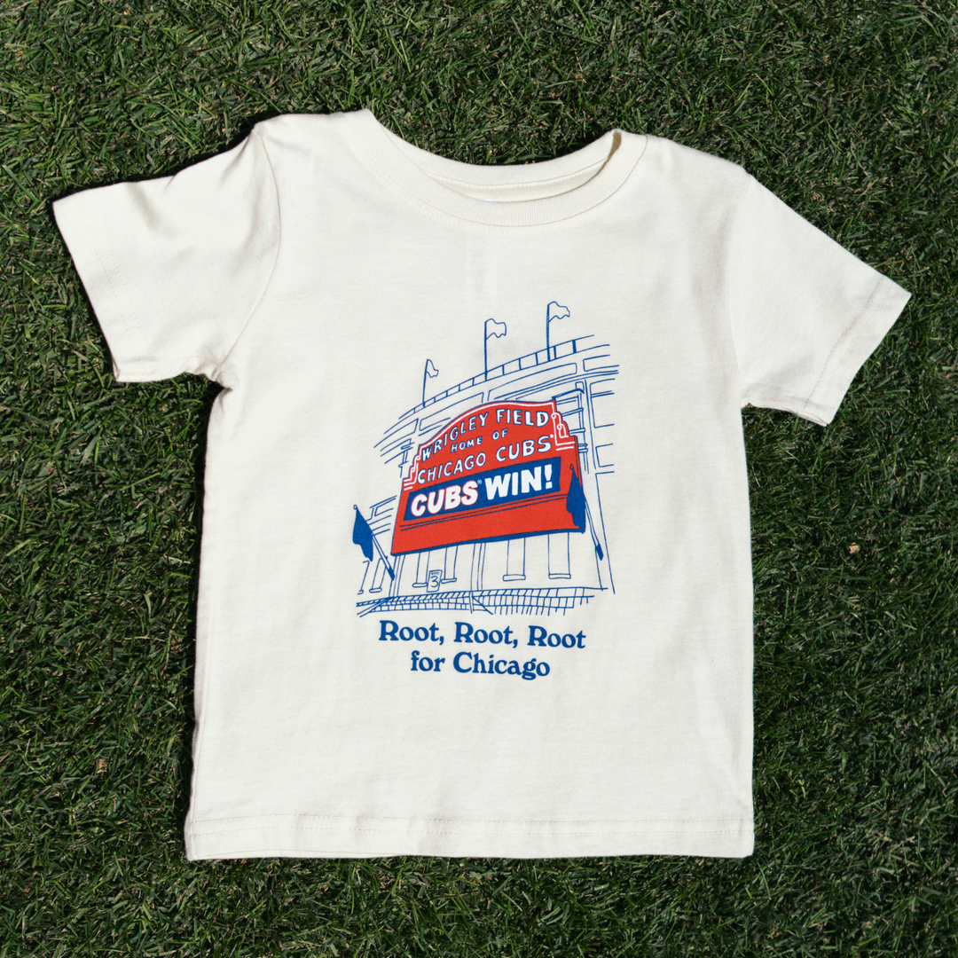 Chicago Cubs x Mini Wonder Root Root Tee — Cream Shirts SOFT AS A GRAPE
