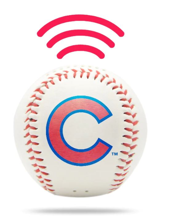 CHICAGO CUBS BLUETOOTH BASEBALL SPEAKER