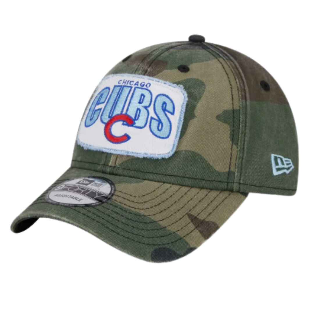 CHICAGO CUBS NEW ERA CAMO GAMEDAY 9FORTY ADJUSTABLE CAP