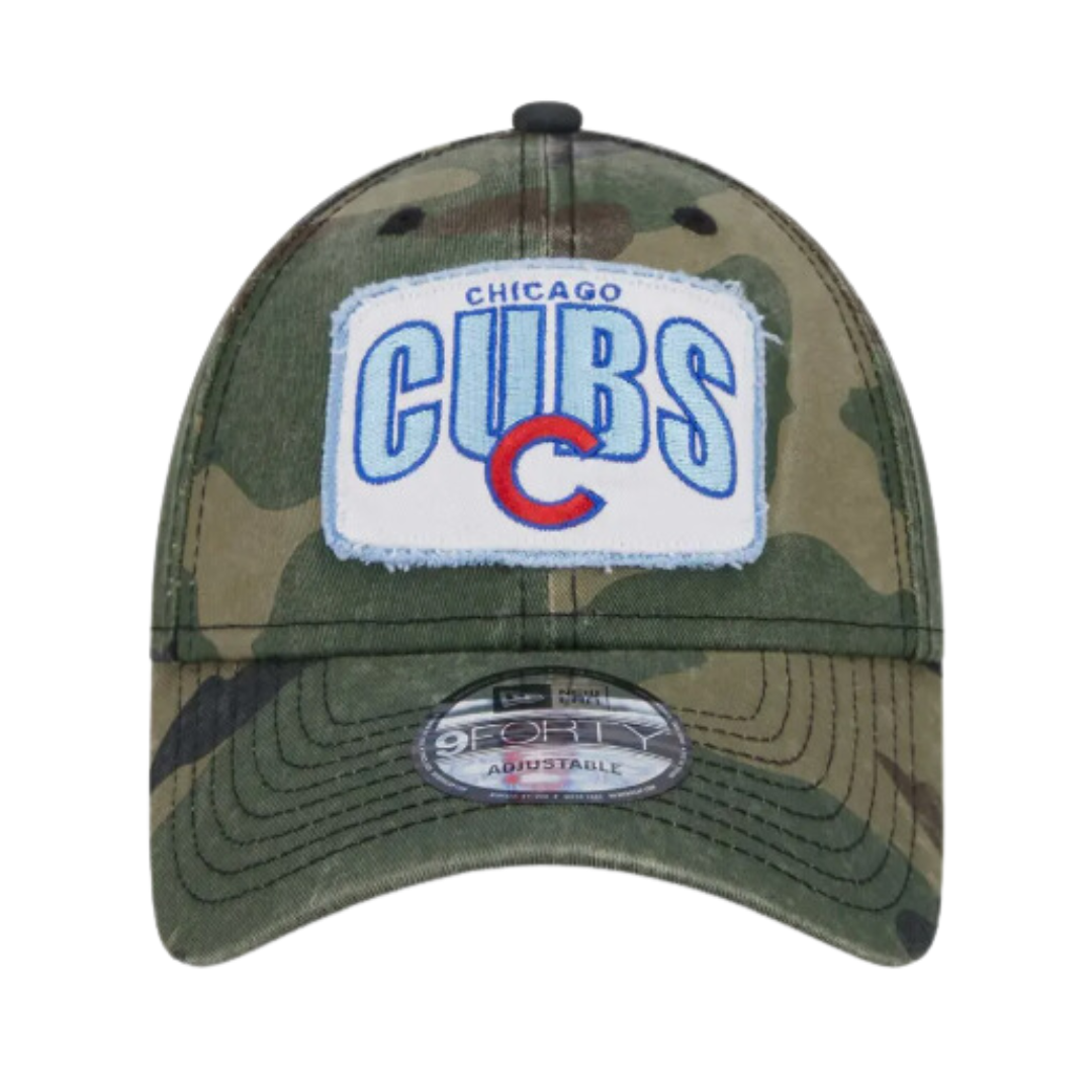 CHICAGO CUBS NEW ERA CAMO GAMEDAY 9FORTY ADJUSTABLE CAP