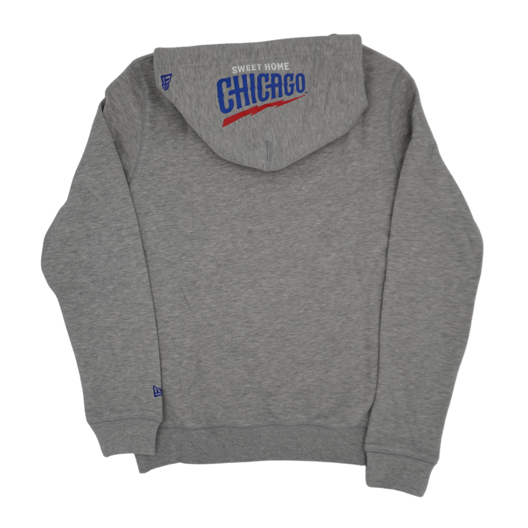 Chicago Cubs Blues Alternate Bear Unisex Gray Hoodie by New Era Sweatshirts & Hoodies NEW ERA CAP COMPANY INC