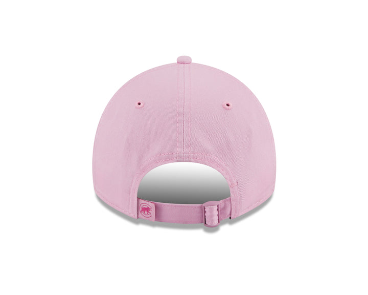 CHICAGO CUBS NEW ERA WOMEN'S WALKING BEAR PINK ADJUSTABLE CAP