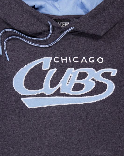 CHICAGO CUBS NEW ERA MEN'S THROWBACK SCRIPT HOODIE