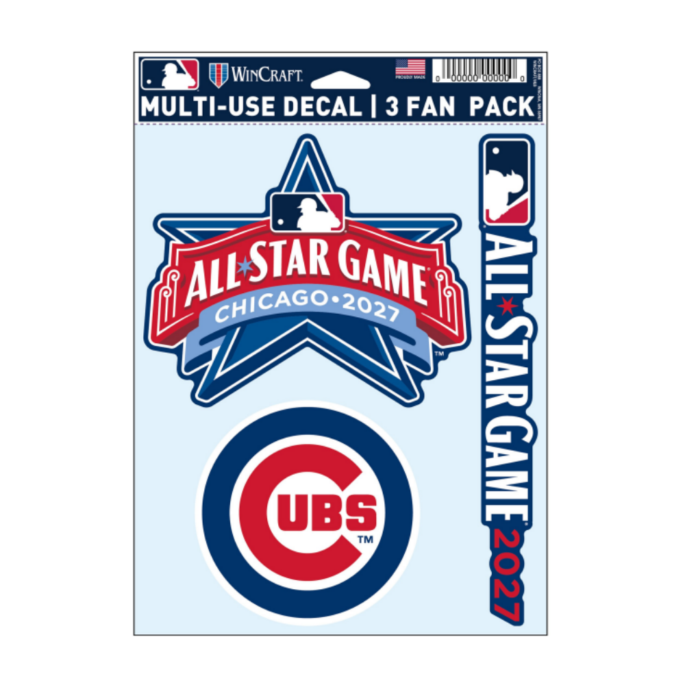 Chicago Cubs 2027 All-Star Game Set Cubs Decal