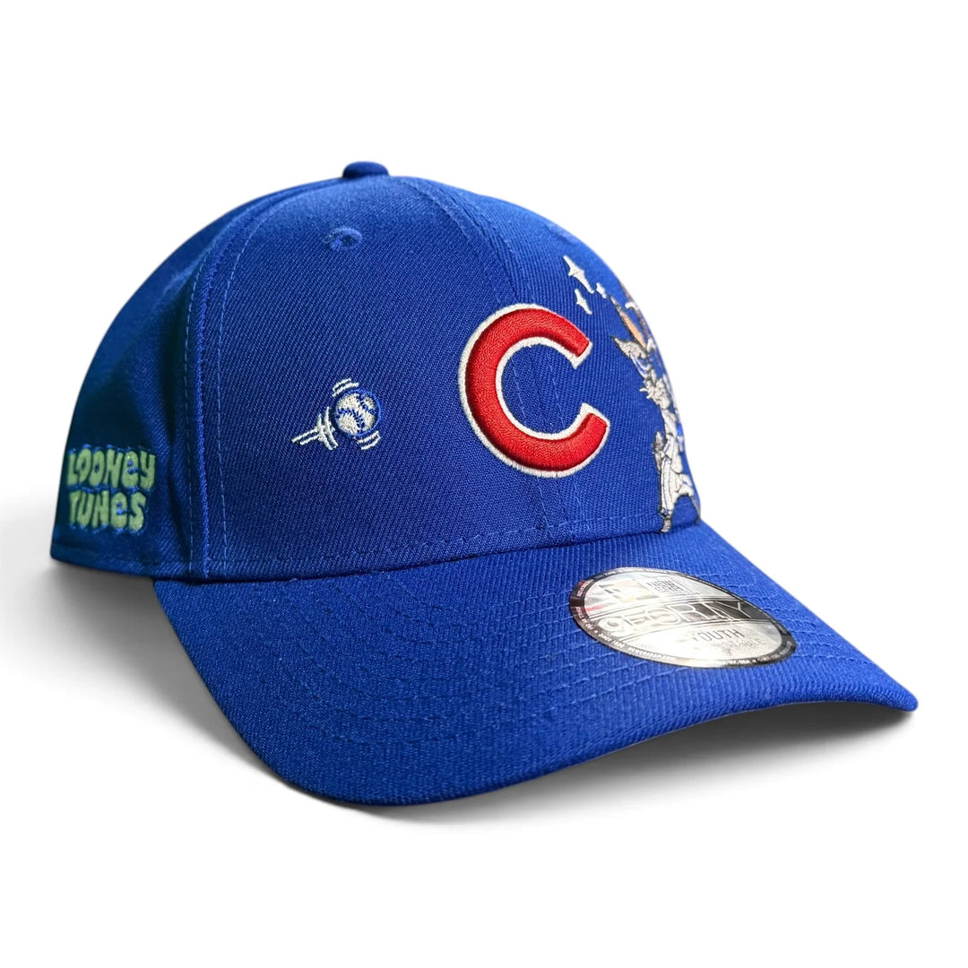 Chicago Cubs x Bugs Bunny Looney Tunes Youth 9FORTY Snapback Cap in Royal by New Era