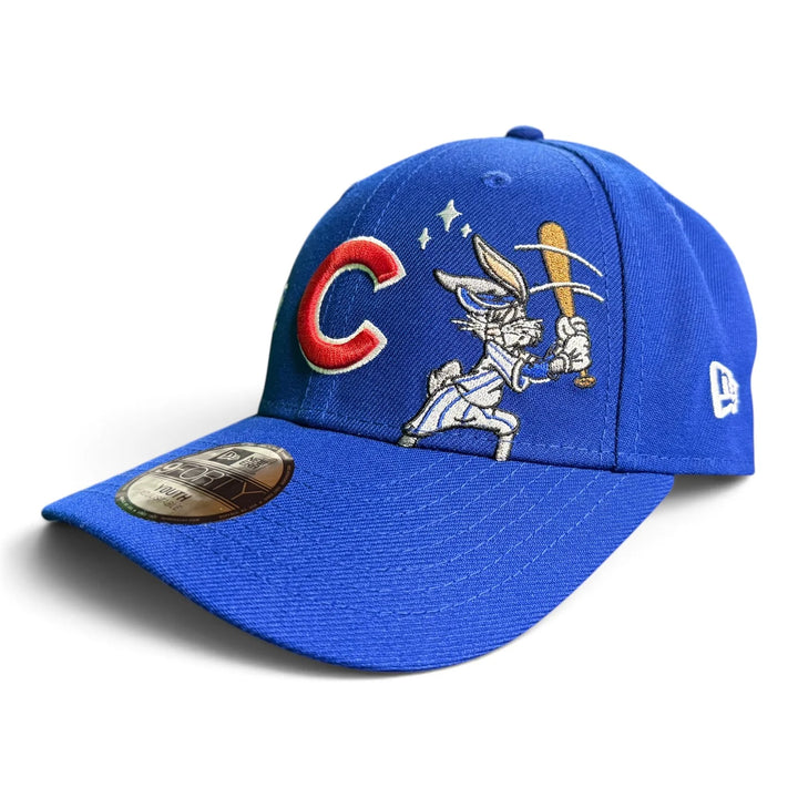 Chicago Cubs x Bugs Bunny Looney Tunes Youth 9FORTY Snapback Cap in Royal by New Era