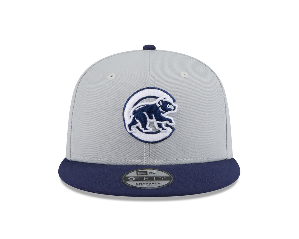 Chicago Cubs Walking Bear Two Tone Graphite 9Fifty Snapback Cap Caps NEW ERA CAP COMPANY INC