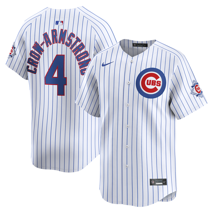 Chicago Cubs Pete Crow-Armstrong 150th Home Limited Jersey by Nike Jersey Nike