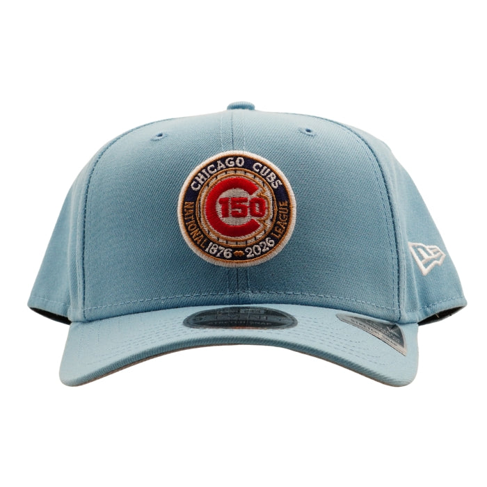 Chicago Cubs 150th Anniversary Logo Cap in Sky Blue by New Era