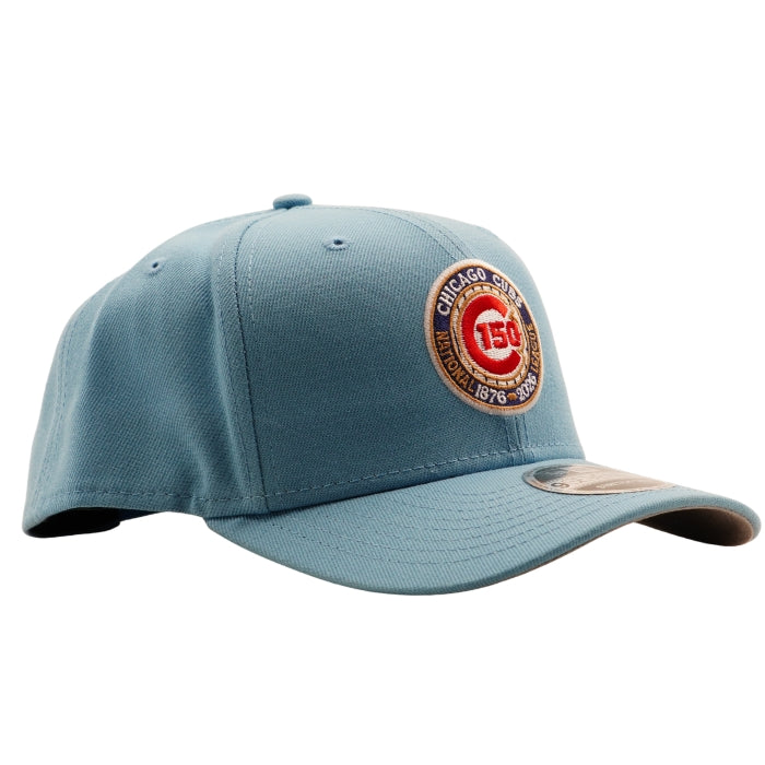 Chicago Cubs 150th Anniversary Logo Cap in Sky Blue by New Era