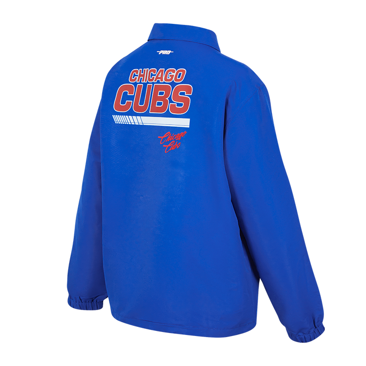 CHICAGO CUBS PRO STANDARD MEN'S FAST LANE COACH JACKET