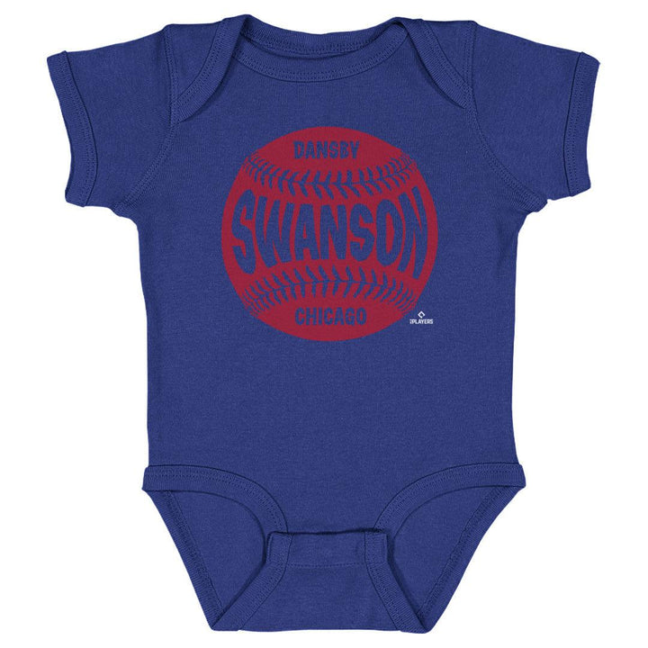 CHICAGO CUBS INFANT DANSBY SWANSON BASEBALL ONESIE Kids Baby Onesie 500 LEVEL