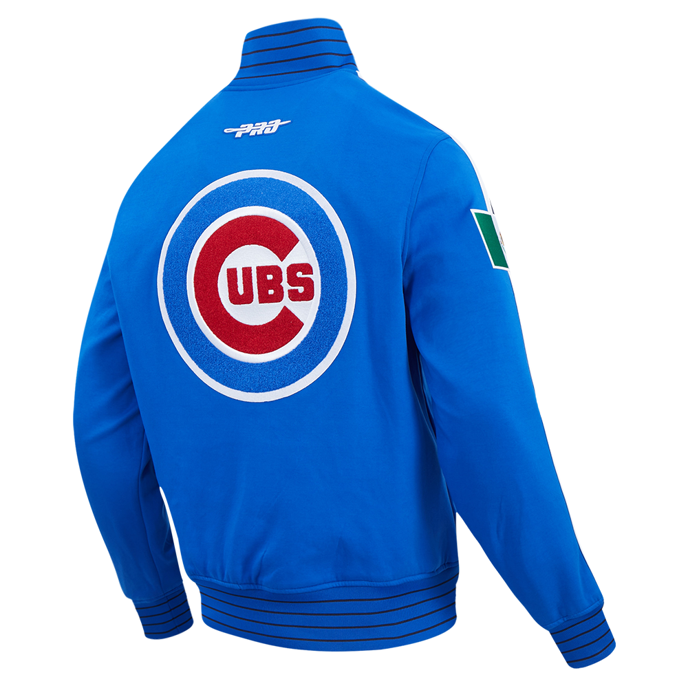 Chicago Cubs Mexico Walking Bear Button Front Jacket by Pro Standard Jackets PRO STANDARD