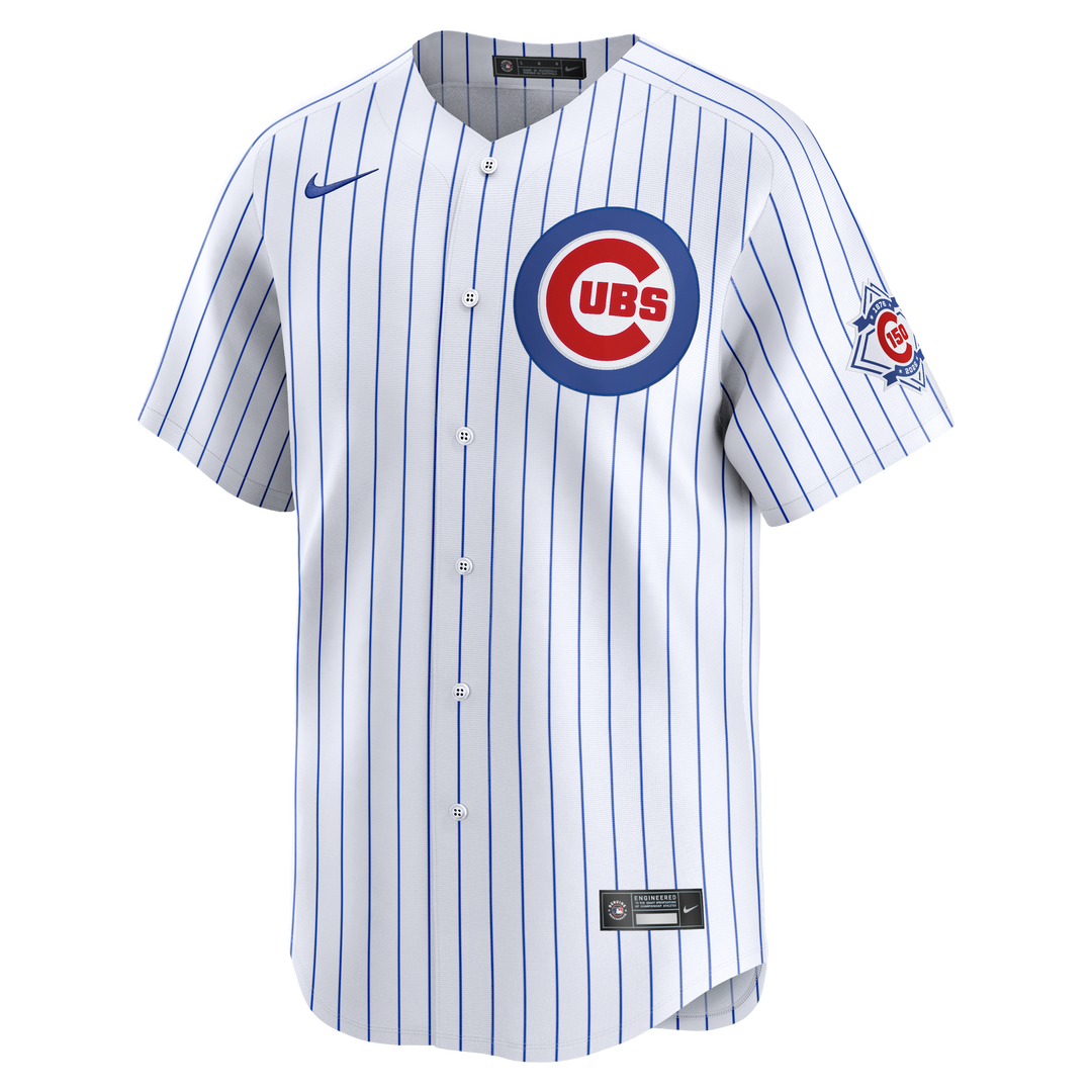 Chicago Cubs Ian Happ 150th Home Limited Jersey by Nike Jersey Nike