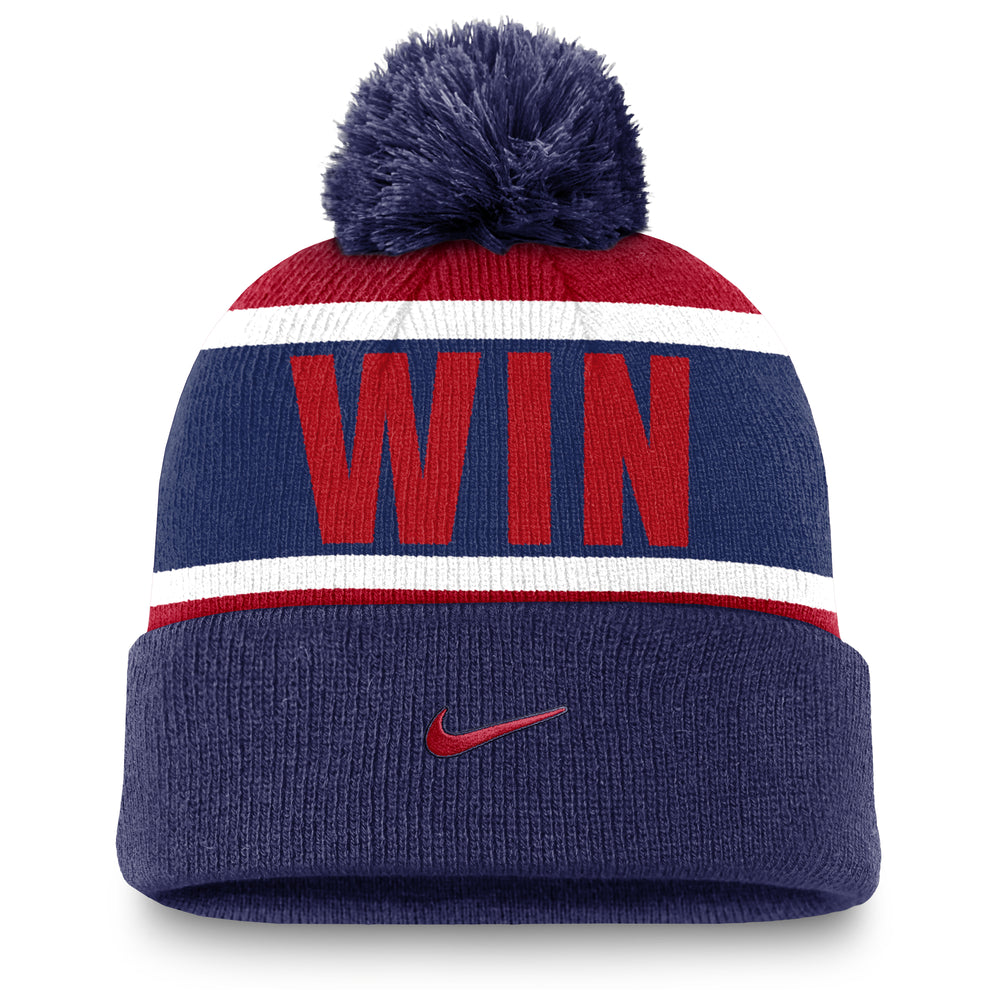 Chicago Cubs Peak Knit Beanie Royal Red by Nike CAPS Nike