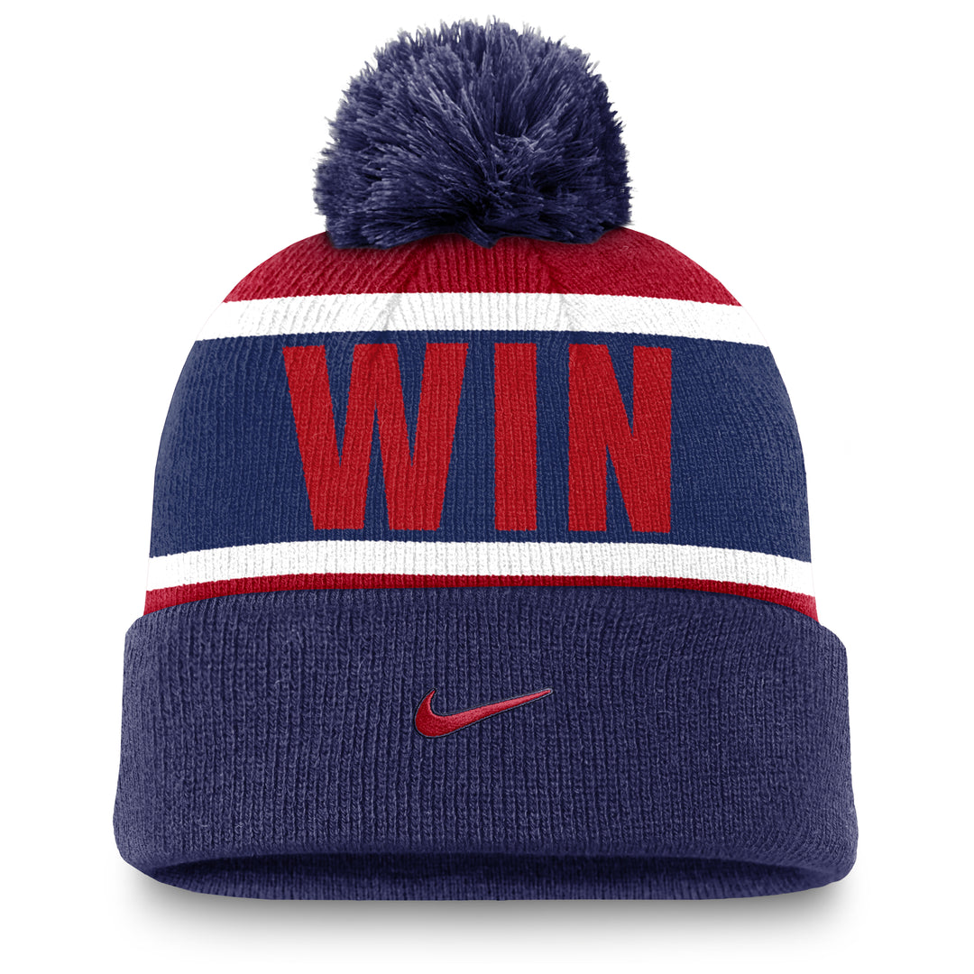 Chicago Cubs Peak Knit Beanie Royal Red by Nike CAPS Nike