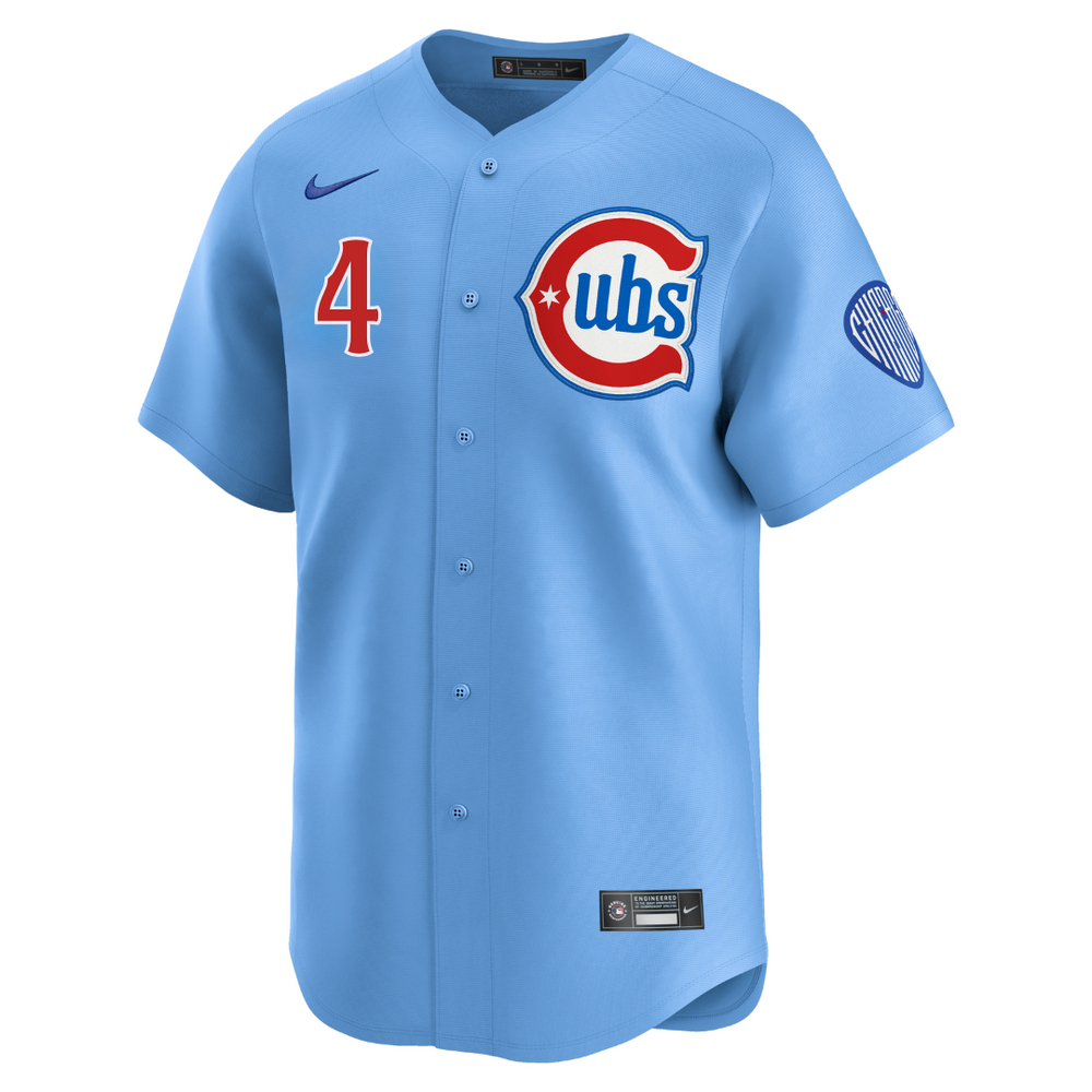 Chicago Cubs Pete Crow-Armstrong Blues Alternate Limited Baby Blue Jersey by Nike Jerseys NIKE