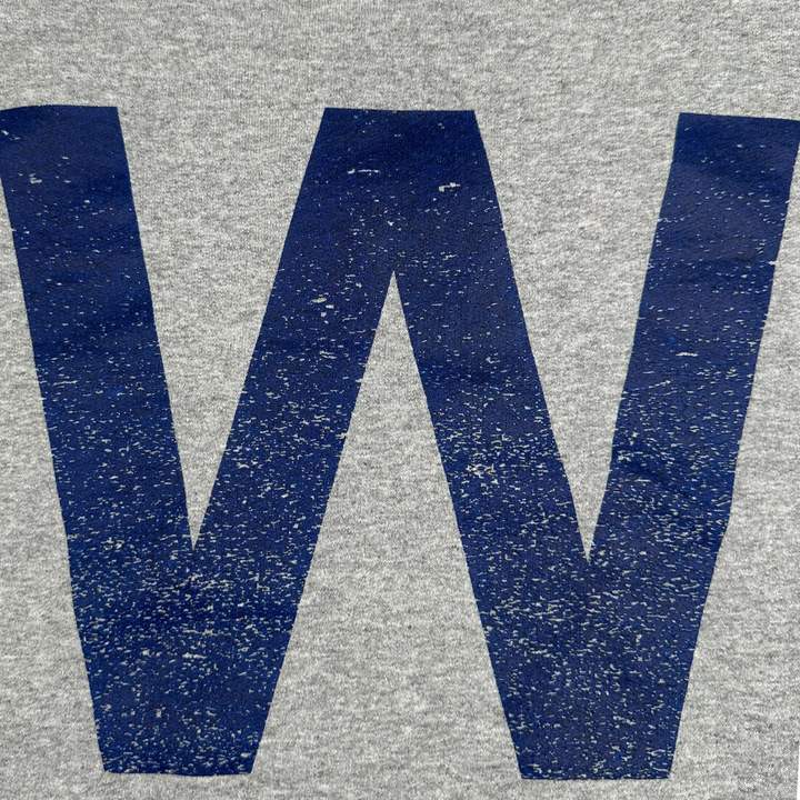 Chicago Cubs Unisex W Collection Grey Crewneck Sweatshirt by New Era Men's Crewneck Sweatshirt NEW ERA CAP COMPANY INC