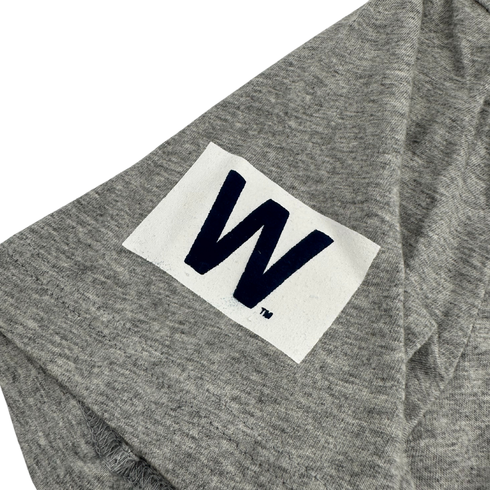 Chicago Cubs Unisex W Collection Grey Tee by New Era Short Sleeve Tees Ivy Shop