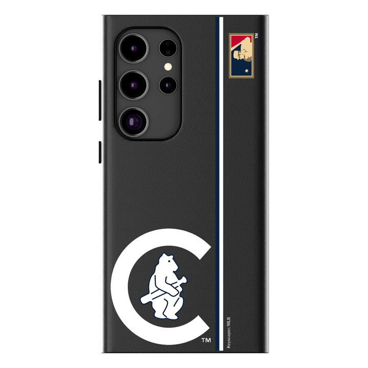 Chicago Cubs 1911-1912 - Cooperstown Collection Sidebar MagSafe Compatible Phone Case for Samsung Galaxy Phone Cases Keyscaper