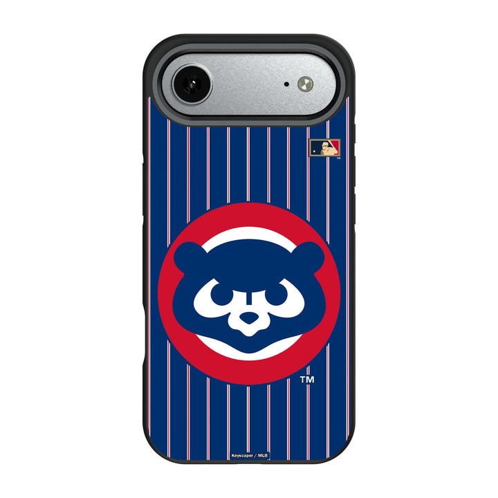 Chicago Cubs Home 1979-1993 - Cooperstown Collection Pinstripe Bump Phone Case Phone Cases Keyscaper
