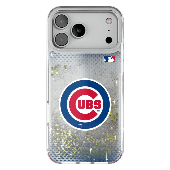 Chicago Cubs Linen Glitter Phone Case Phone Cases Keyscaper