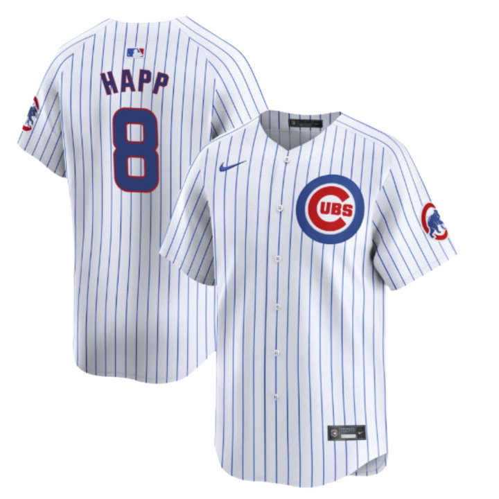 CHICAGO CUBS NIKE MEN'S IAN HAPP HOME LIMITED JERSEY