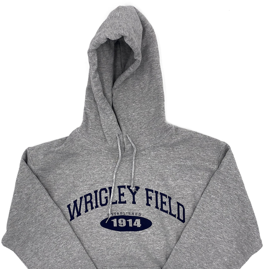 GRAY WRIGLEY FIELD HOODIE - Ivy Shop